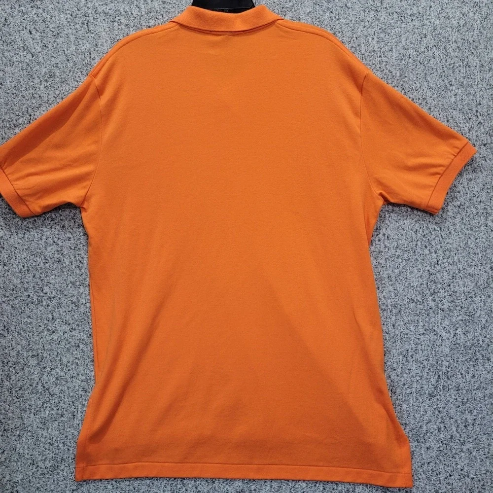 Polo by Ralph Lauren‎ Mens L Orange Polo Shirt Short Sleeve Cotton